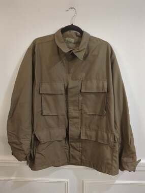 US Military BDU Jacket Medium Regular Khaki Ripstop